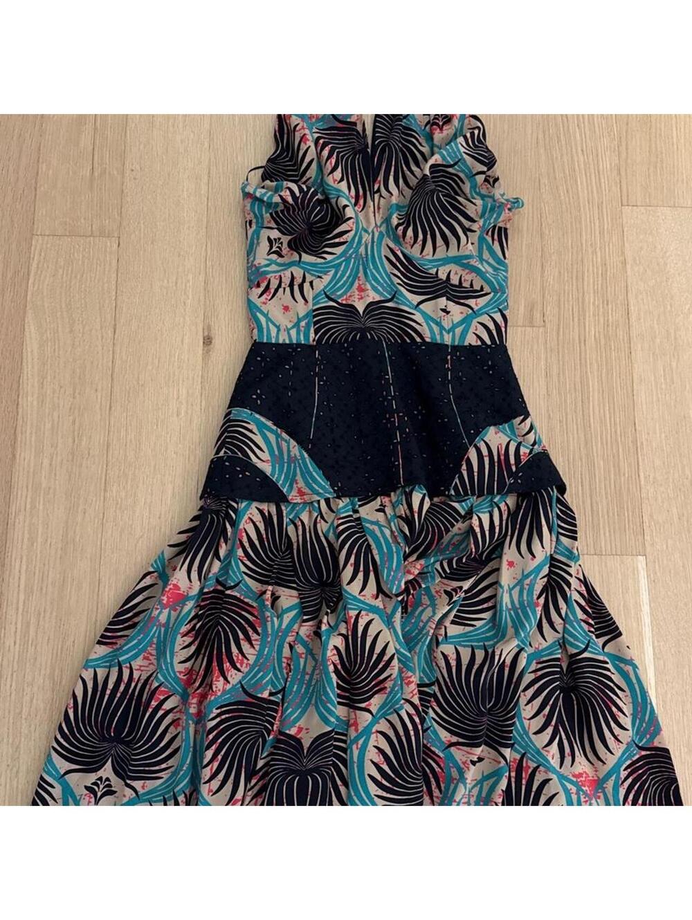 Sophie Theallet Women's Multi and Blue Dress